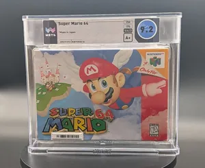 SUPER MARIO 64 Nintendo 64 WATA GRADED 9.2 A+ NEW & Factory Sealed PSA