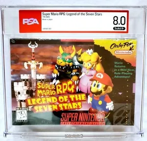 SUPER MARIO RPG Legend of Seven Stars SNES PSA Graded 8.0 A+ Sealed CG
